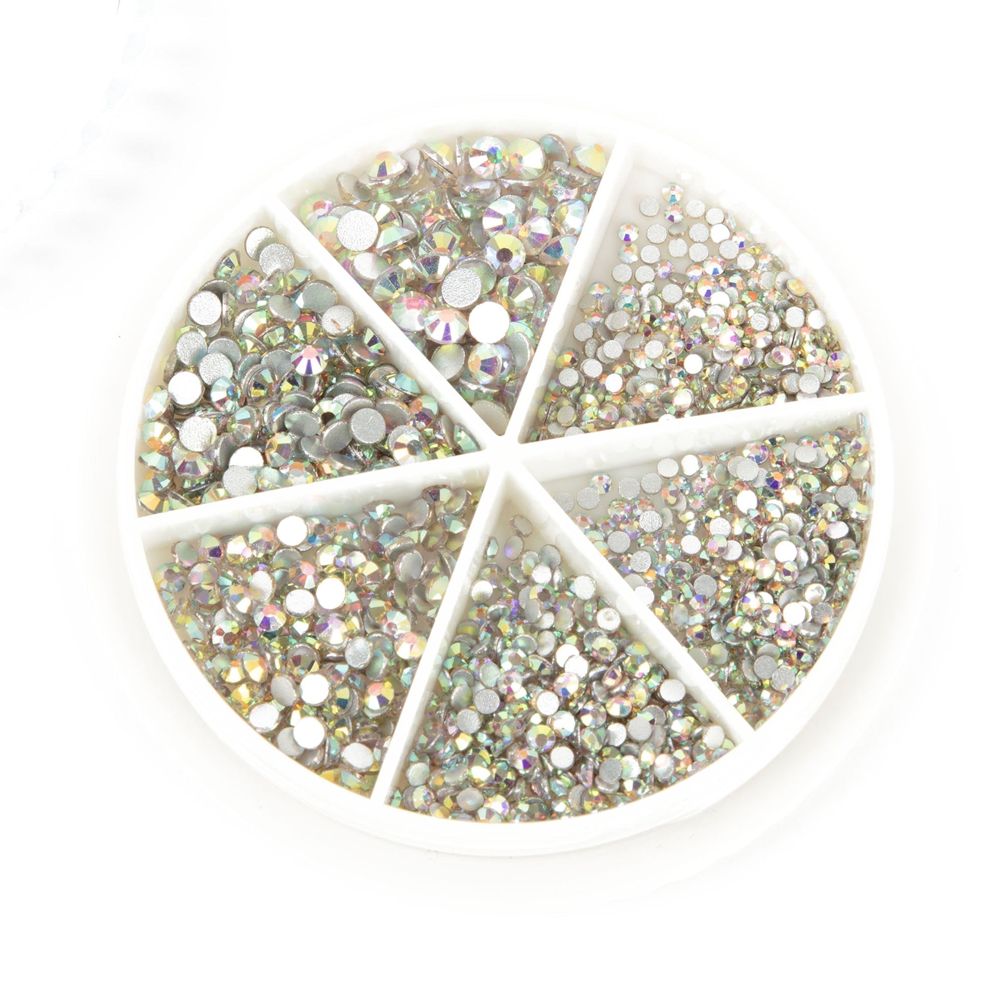 Cousin DIY Crystal Flatback Variety Pack, Clear AB, 23g, 1248 Piece, Adult, Unisex