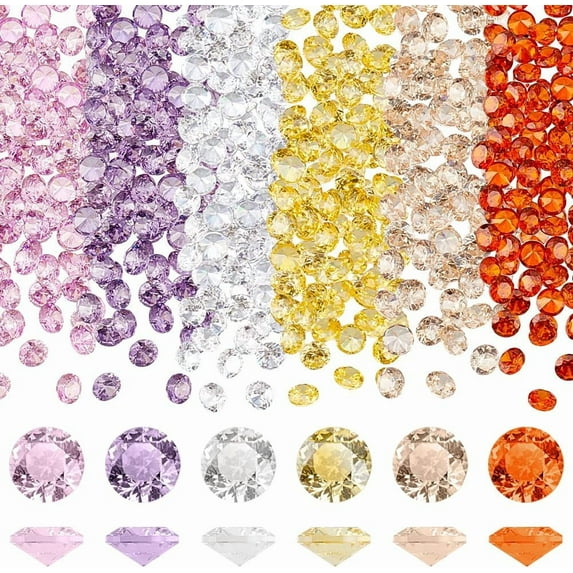 180pcs 6 Colors Cubic Zirconia Stone 4mm Grade A Faceted CZ Diamante Rhinestone Gems Small Zirconia Gems Cabochons Loose Stones for Ring Earring Bracelet Nail Art DIY Jewelry Making