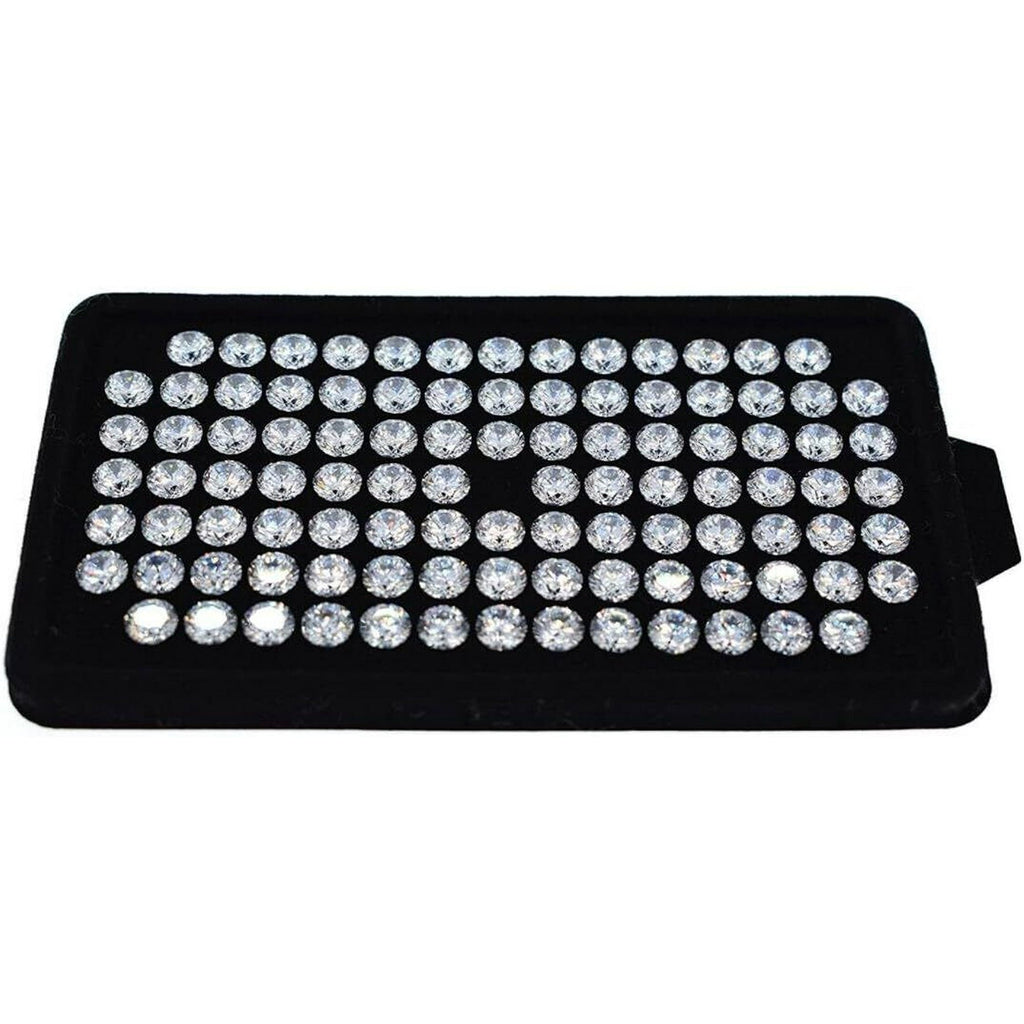 1000pcs 5A White Cubic Zirconia Loose Stones CZ Round Gems For Jewelry Making DIY