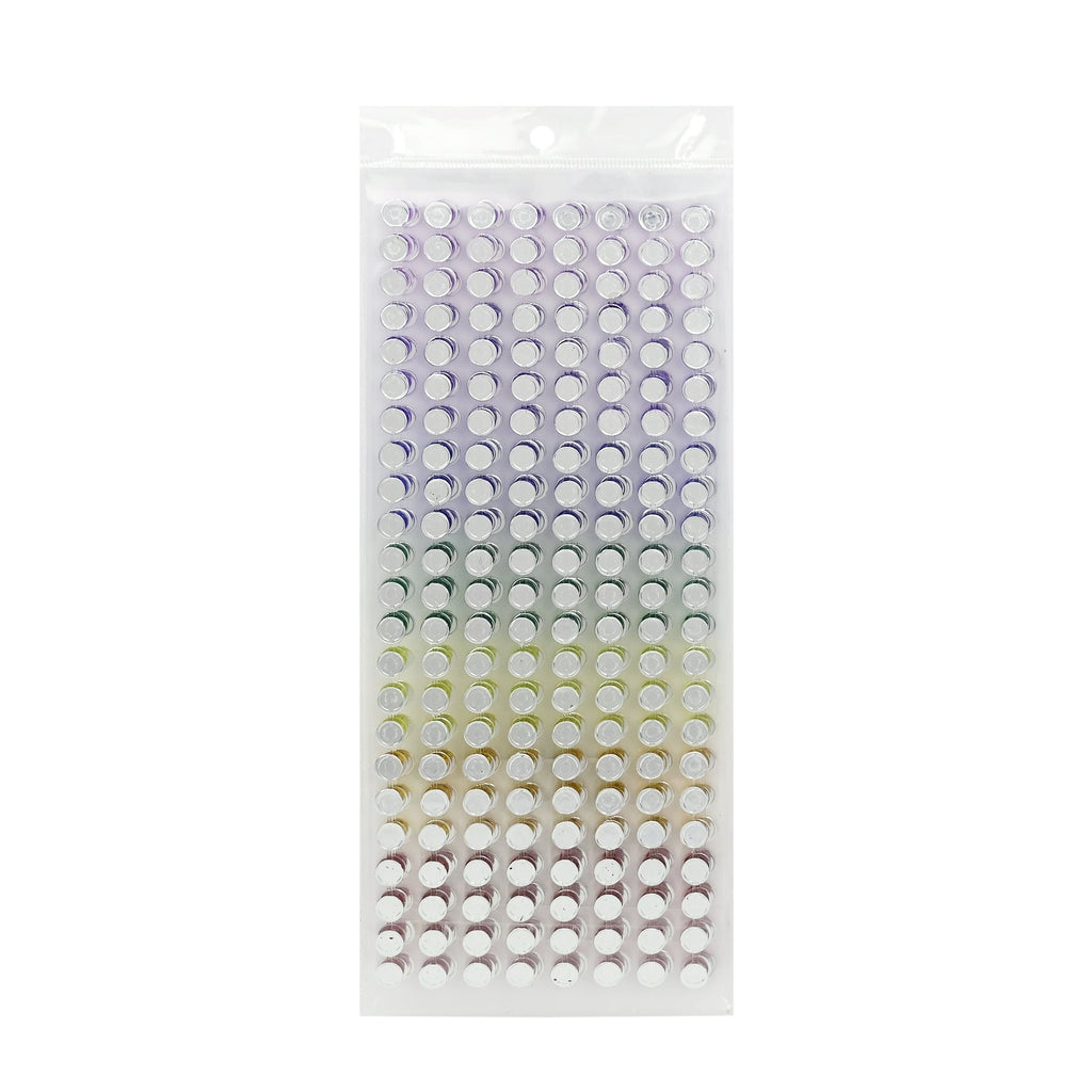 Hello Hobby Multicolor Adhesive Round Gemstones for Scrapbooking and DIY Projects