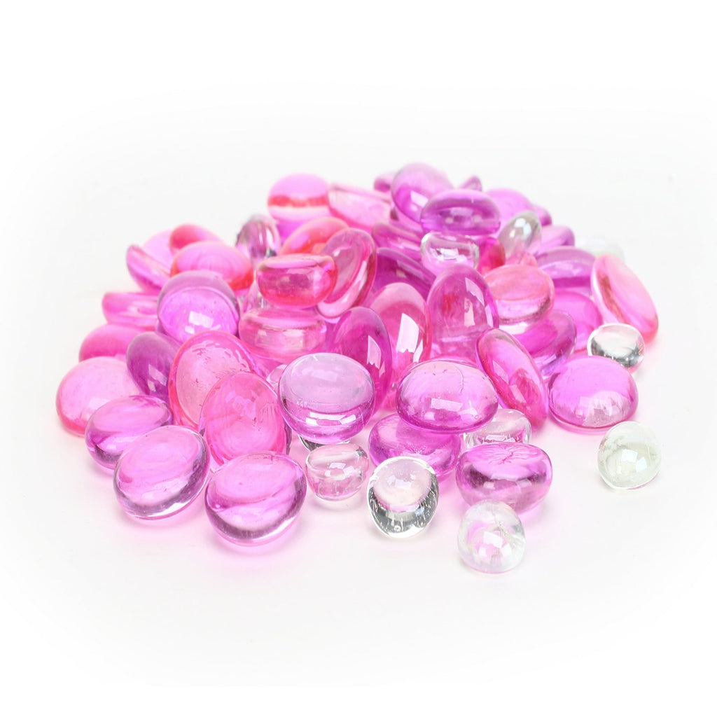 (6 pack) Akasha Decorative Lavender Mix Glass Gems, 12 oz. Bag