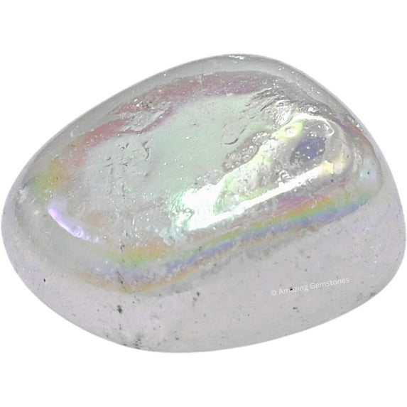 Angel Aura Quartz Crystal Tumbled Stones Polished Rocks (1 OZ)