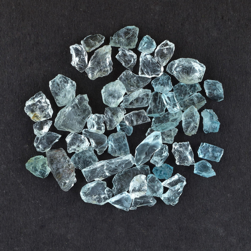 150 Carats Natural Raw Aquamarine Rough Rock Crystal Gemstone, Chakra Healing Energy Birthstone Crystal for Jewelry Making Supplies, Gift for her, DIY Crafts, Wholesale Bulk "Good Luck" Stone pack