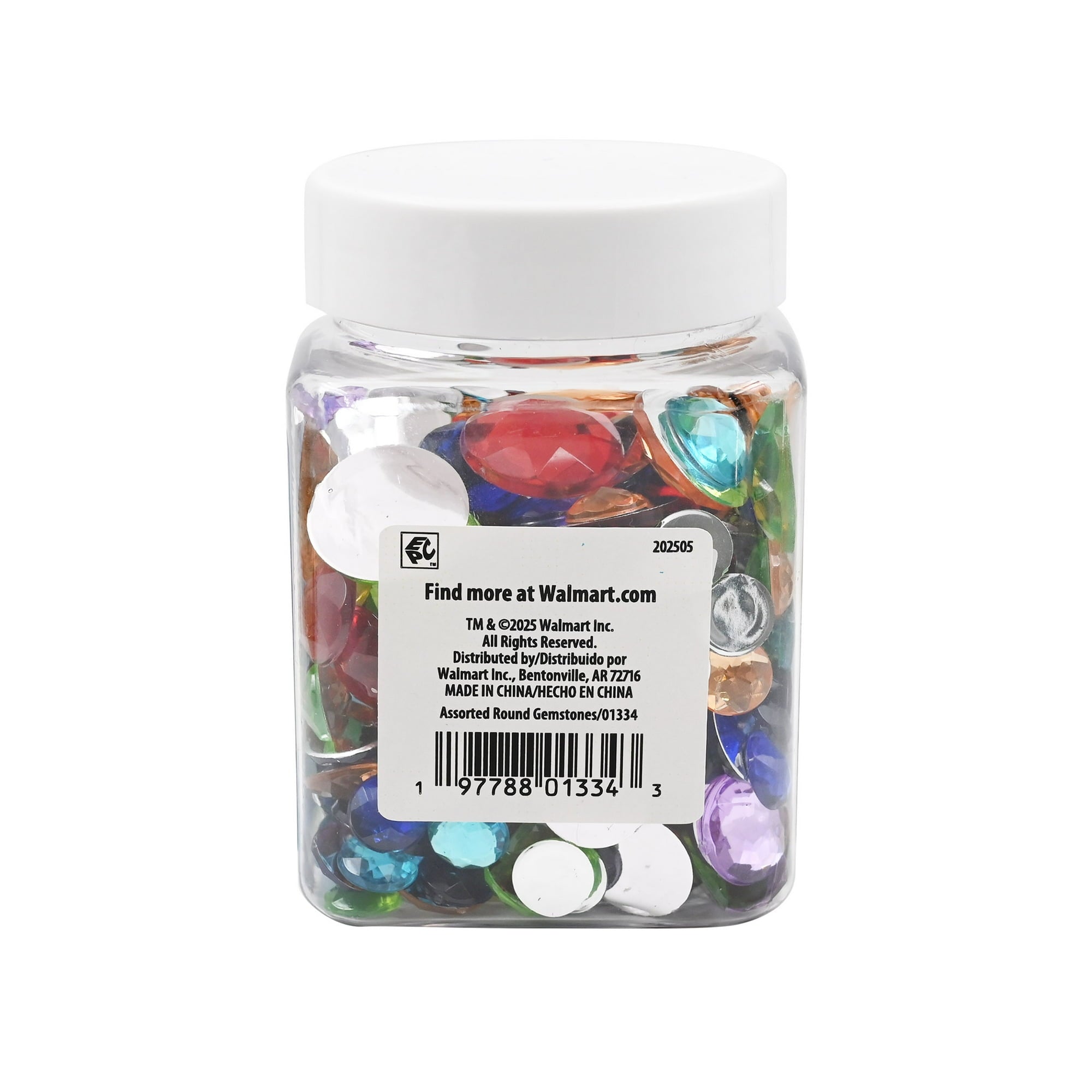 Hello Hobby Shaped Gemstones – Assorted Sizes with Rainbow Finish for Craft Kits