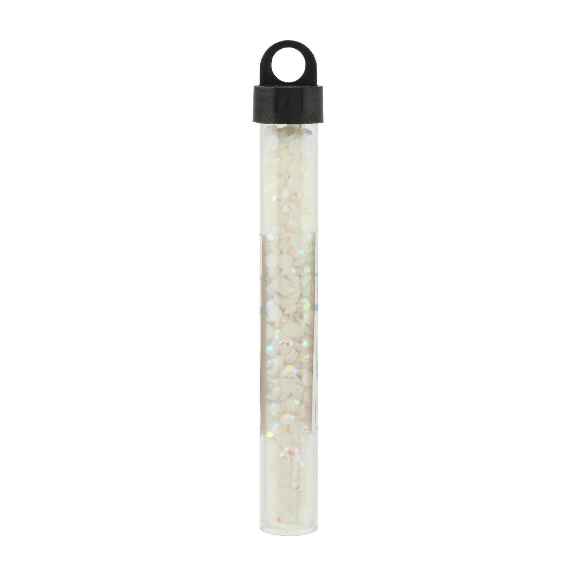 Offray Multi Faceted Off-white Plastic Loose Gemstone, 4 mm